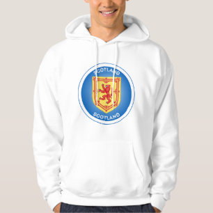 Scotland Coat of Arms Circle Shape Hoodie