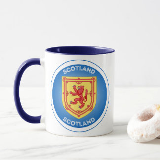 Scotland Coat of Arms Circle Shape Mug