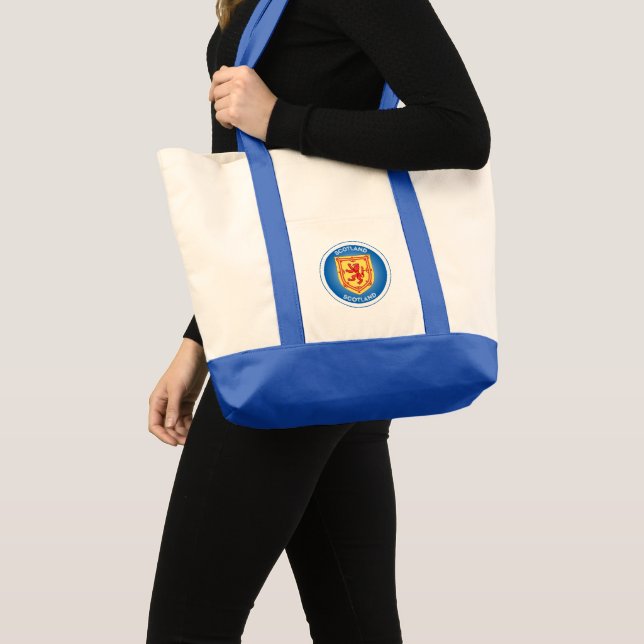 Scotland Coat of Arms Circle Shape Tote Bag (Front (Product))