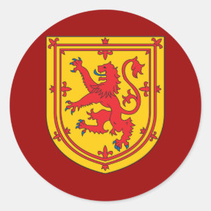 Scotland coat Of Arms Classic Round Sticker