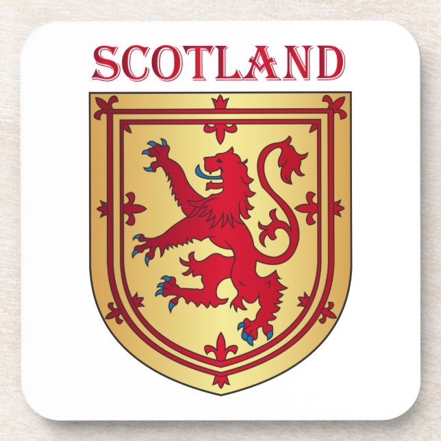 Scotland coat of arms coaster (Front)