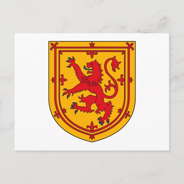 Scotland Coat of Arms Postcard (Front)