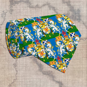 Scotland Coat of arms, Scottish Flag business Blue Tie