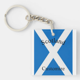 Scotland Country Flag Thunder_Cove Key Ring