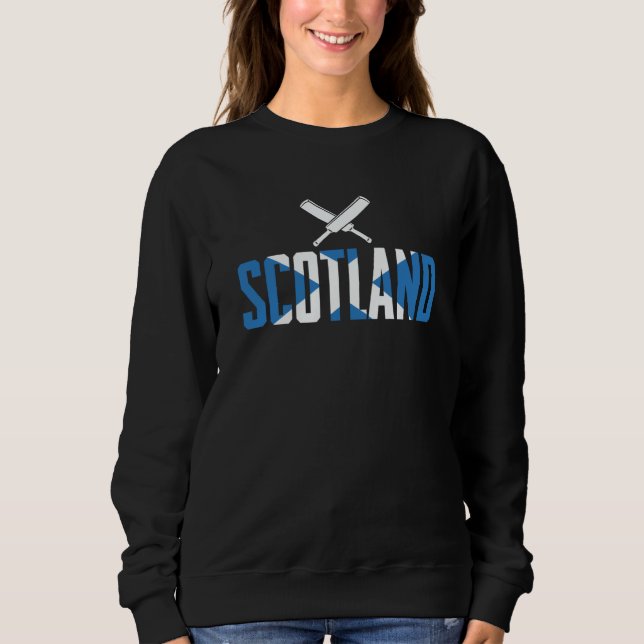 Scotland Cricket Player Cricket Sport Sweatshirt (Front)
