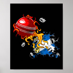 Scotland Cricket Poster