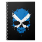 Scotland Dripping Splatter Skull