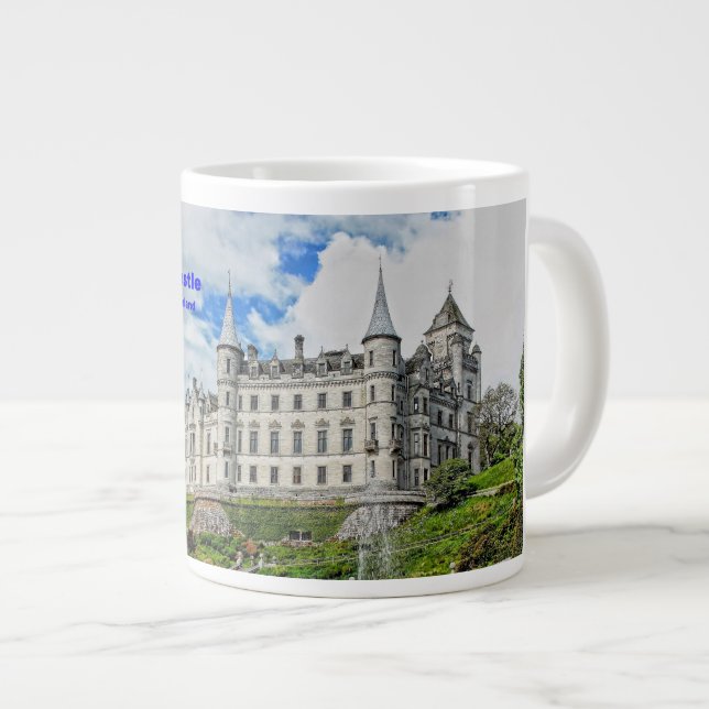 Scotland Dunrobin Castle  Seat of Clan Sutherland Large Coffee Mug (Front Right)