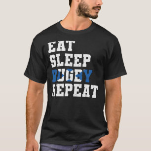 Scotland Eat Sleep Rugby Repeat Scottish Sport T-Shirt