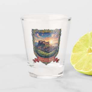 Scotland Edinburgh Arthurs Seat Travel Shot Glass