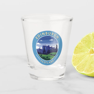Scotland Edinburgh Dugald Stewart Monument Shot Glass