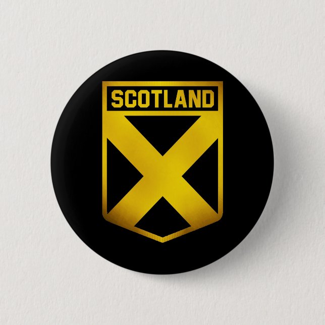 Scotland Emblem 6 Cm Round Badge (Front)