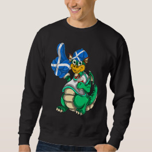 Scotland Flag Boys Kids Toddlers Sport Dragon Sweatshirt
