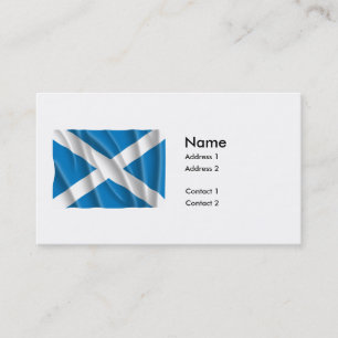 SCOTLAND FLAG BUSINESS CARD