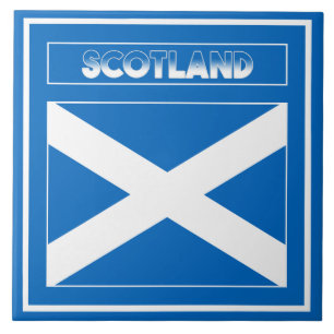 Scotland Flag Ceramic Tile