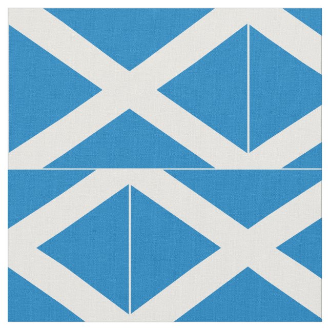 Scotland Flag Fabric (Close Up)