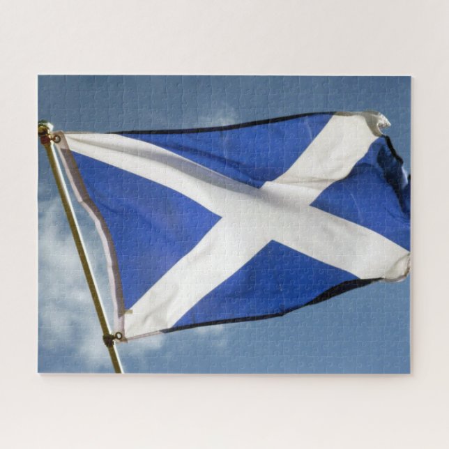 scotland flag jigsaw puzzle (Horizontal)