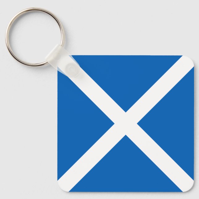 Scotland Flag Key Ring (Front)