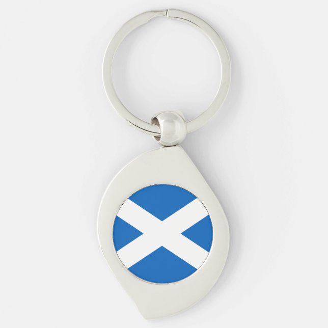 Scotland Flag Key Ring (Front)