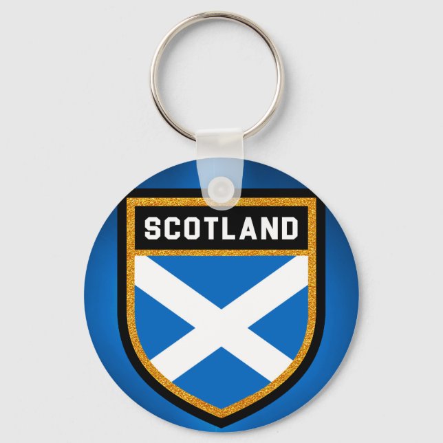 Scotland Flag Key Ring (Front)