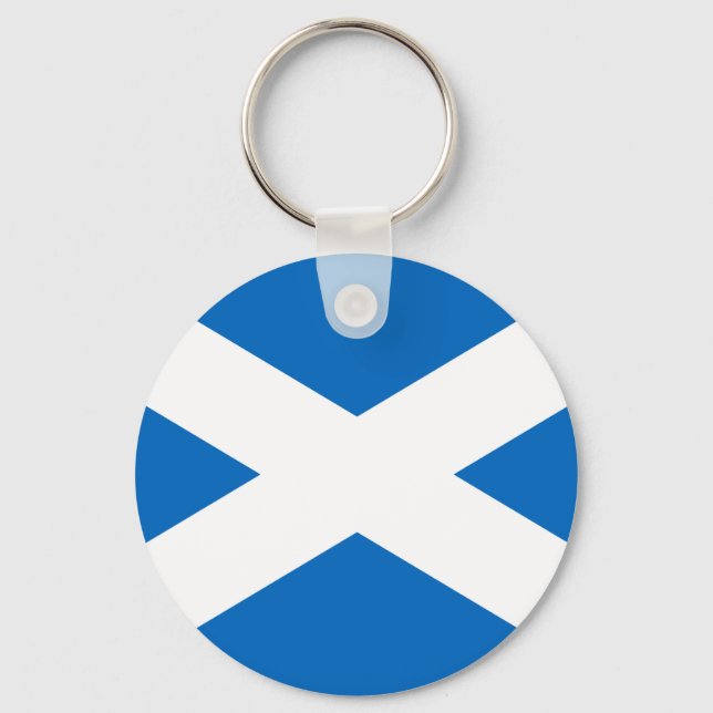 Scotland Flag Key Ring (Front)