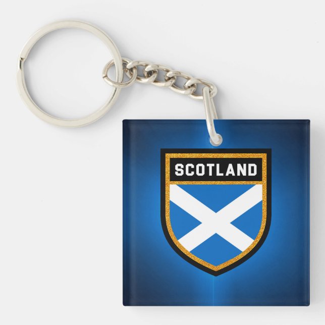 Scotland Flag Key Ring (Front)