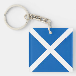 Scotland Flag Key Ring