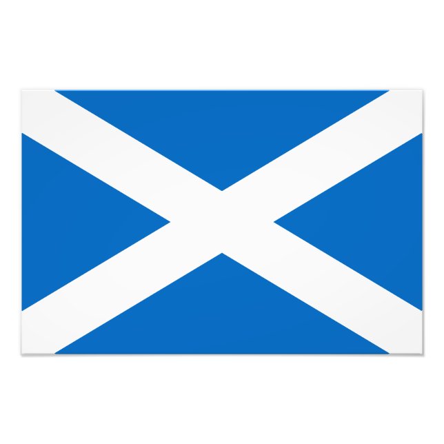Scotland Flag Photo Print (Front)