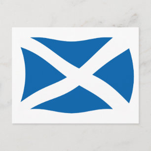 Scotland Flag Postcard