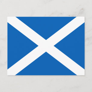 Scotland Flag Postcard