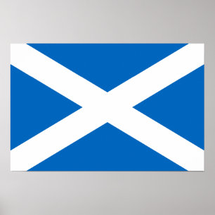 Scotland Flag Poster