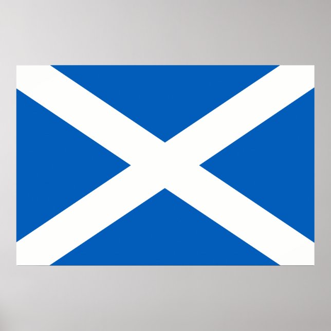 Scotland Flag Poster (Front)