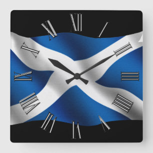 SCOTLAND Flag Proud Scots Patriotic Wall Clock