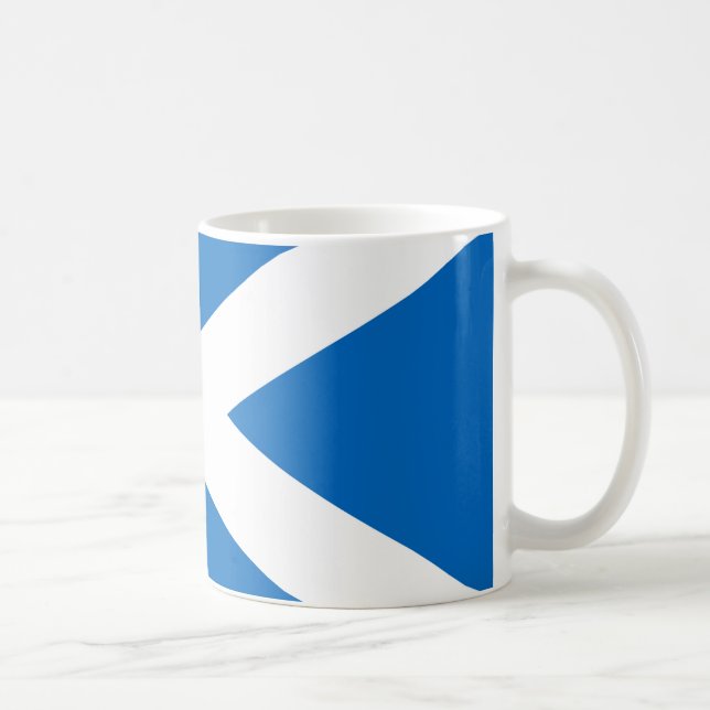Scotland Flag Saltire Coffee Mug (Right)