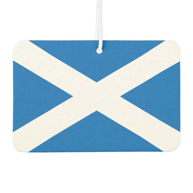 Scotland Flag Scottish Patriotic Car Air Freshener (Front)