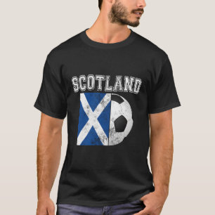 Scotland Flag Soccer Futbol Football T-Shirt