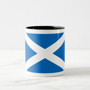Scotland Flag Two-Tone Coffee Mug