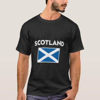 Scotland Flag White And Blue T-Shirt