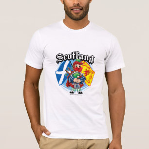 Scotland Flags and Piper T-Shirt