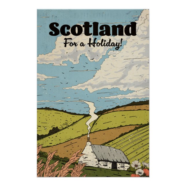 Scotland For a Holiday! Poster (Front)