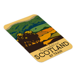 Scotland "For a Wonderful trip!" Magnet