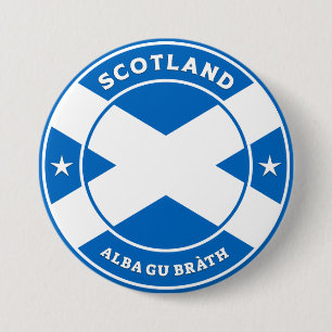 Scotland Forever 7.5 Cm Round Badge