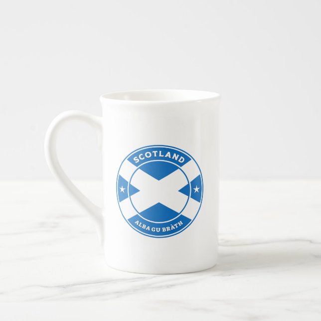 Scotland Forever Bone China Mug (Left)
