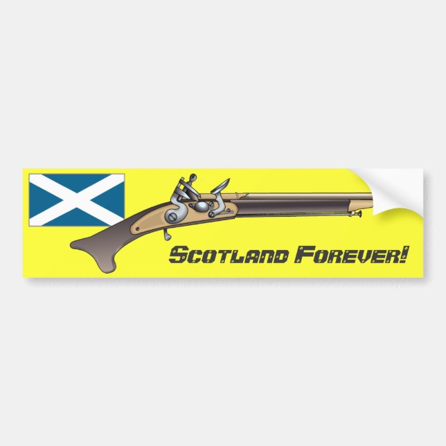Scotland Forever! Bumper Sticker (Front)