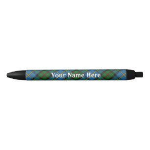 Scotland Forever Clan MacLeod of Harris Tartan Black Ink Pen