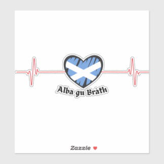 Scotland Forever in Gaelic Sticker