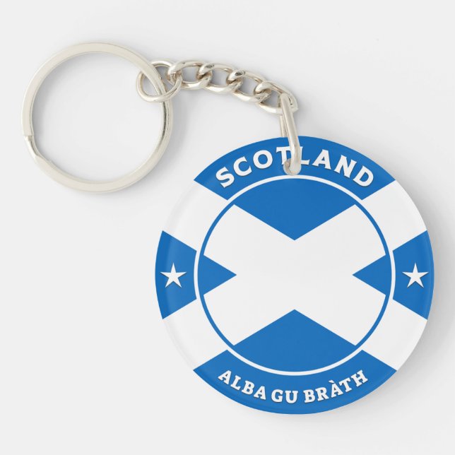 Scotland Forever Key Ring (Front)