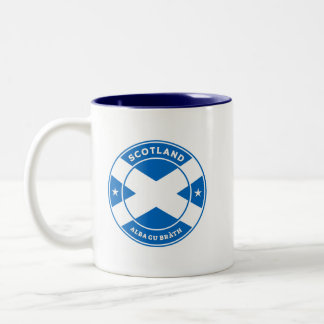 Scotland Forever Two-Tone Coffee Mug