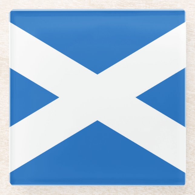 Scotland Glass Coaster (Front)