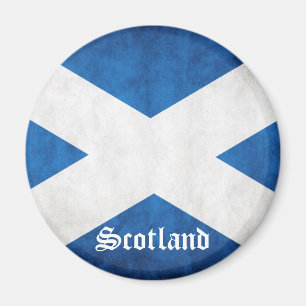 Scotland Grunge Flag Customised Magnet
